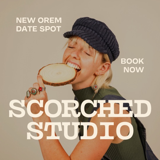 Scorched Studio ad, new Orem date spot